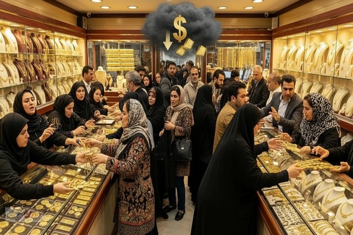 ریزش قیمت‌ طلا و سکه هم‌زمان با عقب‌نشینی اونس و دلار
